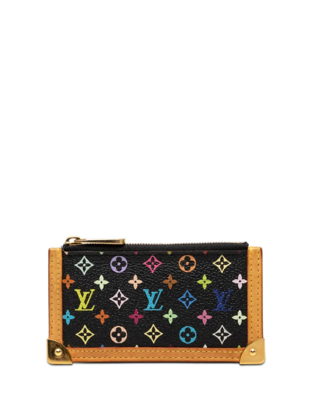 Louis Vuitton Pre-Owned 2006 Takashi Murakami Monogram Multicolore Pochette Cles coin pouch - Nero