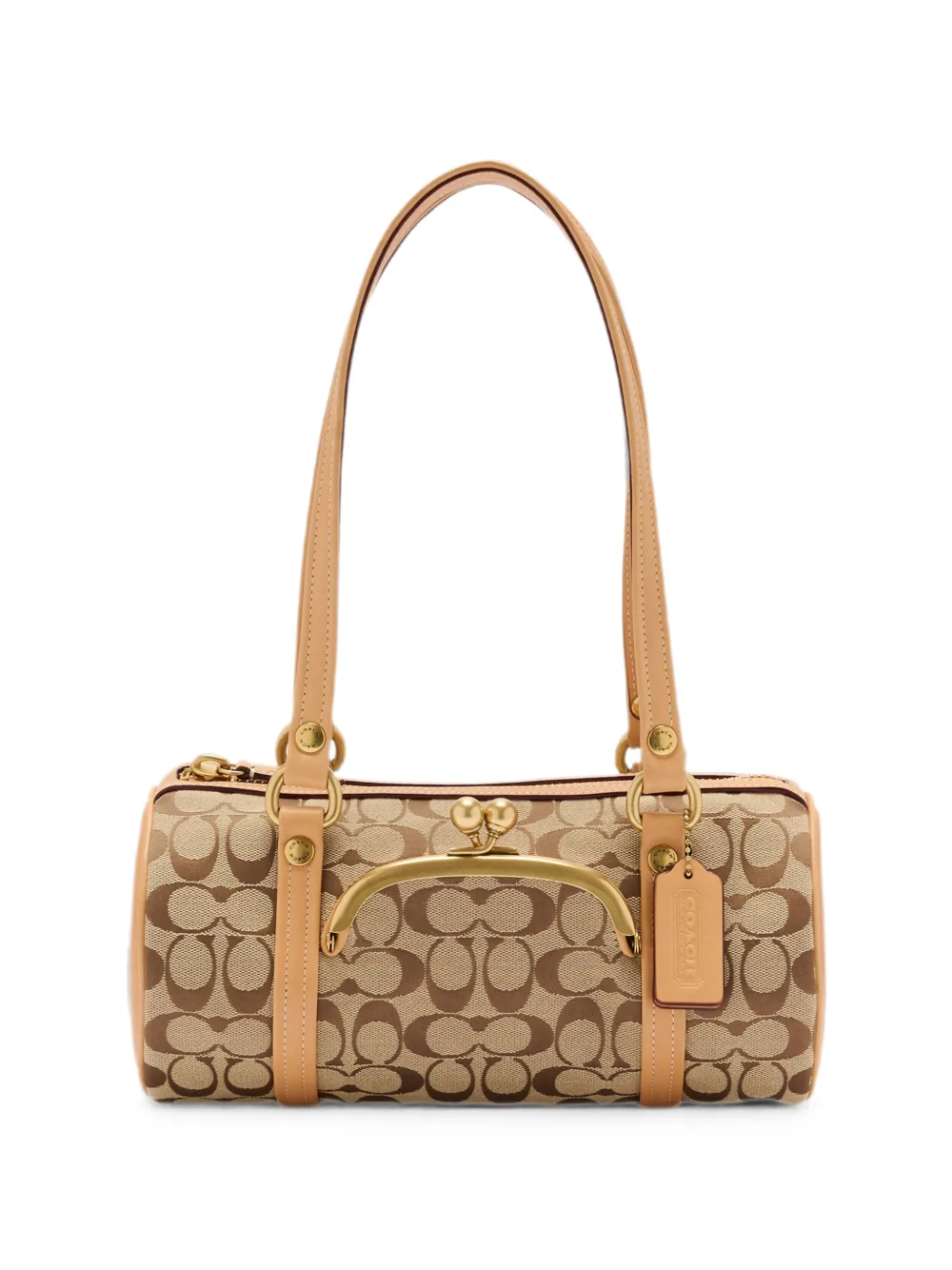 Coach 28 Kisslock Barrel tote bag - Toni neutri