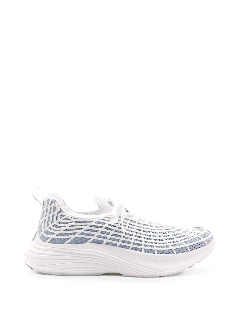 APL: ATHLETIC PROPULSION LABS TechLoom Zipline cage-detail lace-up sneakers Wit
