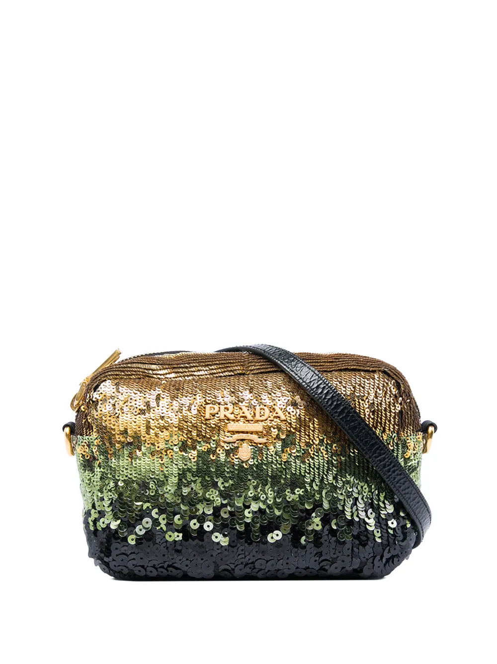 Prada Pre-Owned 2010-2026 Mini Sequins Camera crossbody bag - Oro