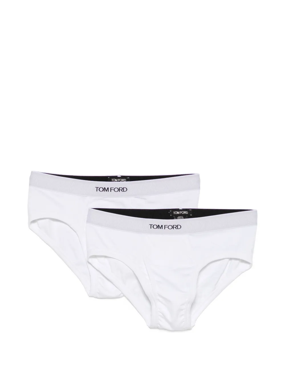TOM FORD logo-waistband briefs - Weiß