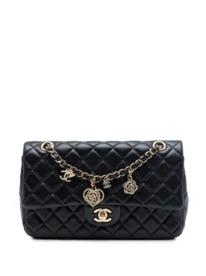 CHANEL ブラックショルダーバッグ　キルティング CHANEL Pre-Owned キルティング ショルダーバッグ | ブラック