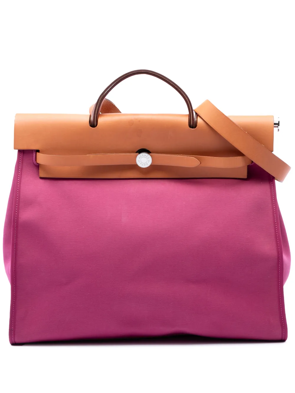 Hermès Pre-Owned 2014 Toile Herbag Zip 39 satchel - Rosa