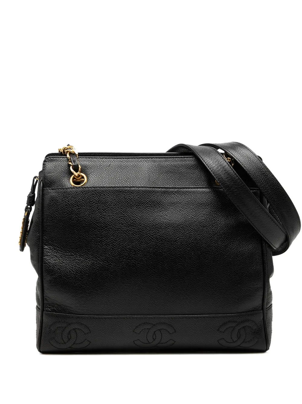CHANEL Pre-Owned 1996-1997 Triple CC Caviar shoulder bag - Nero