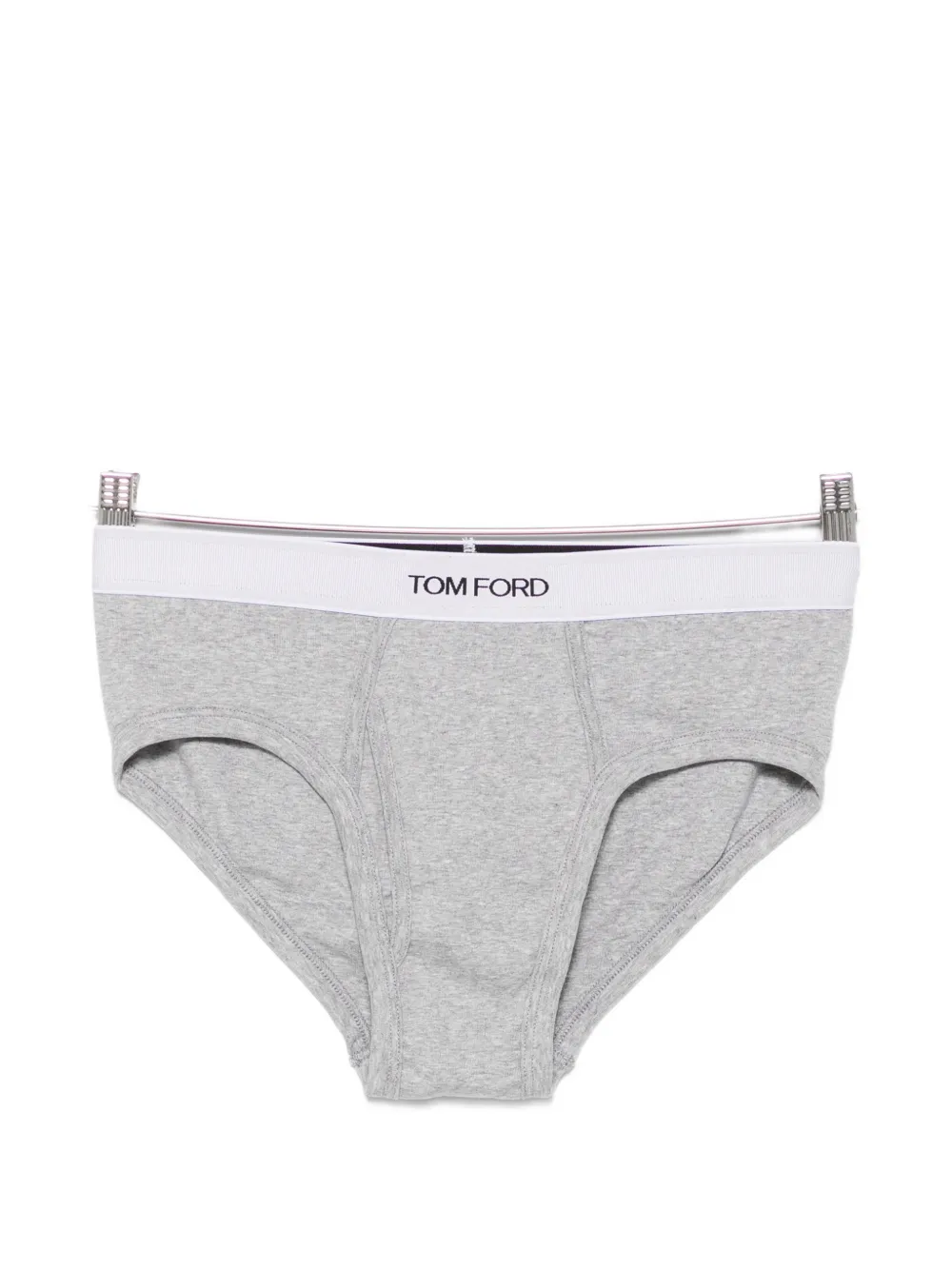 TOM FORD Twee slips met logoband Grijs