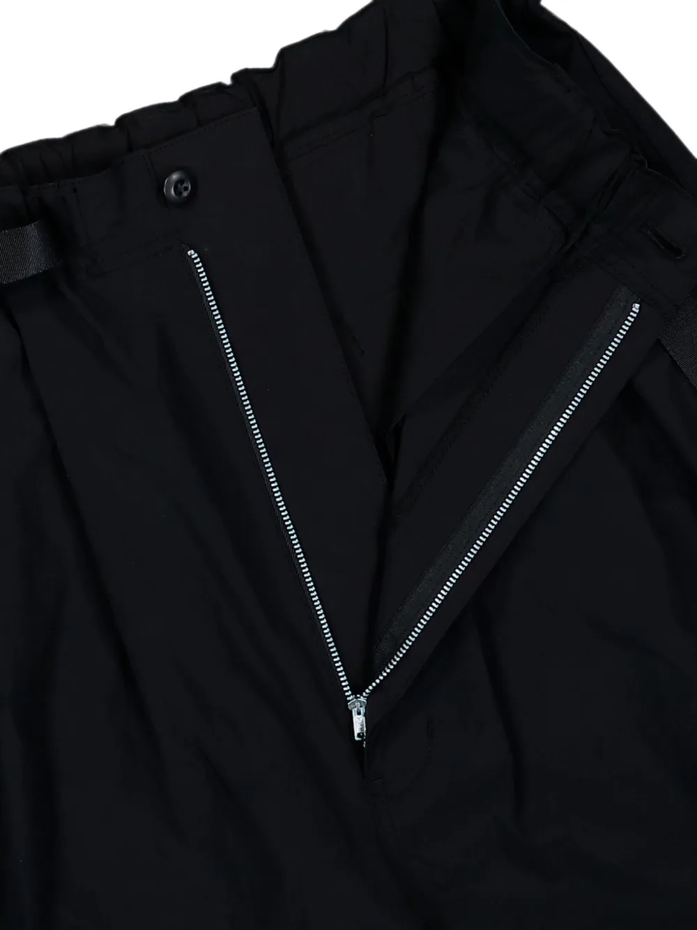 Comme des Garçons Homme Plooibroek met ceintuur Zwart