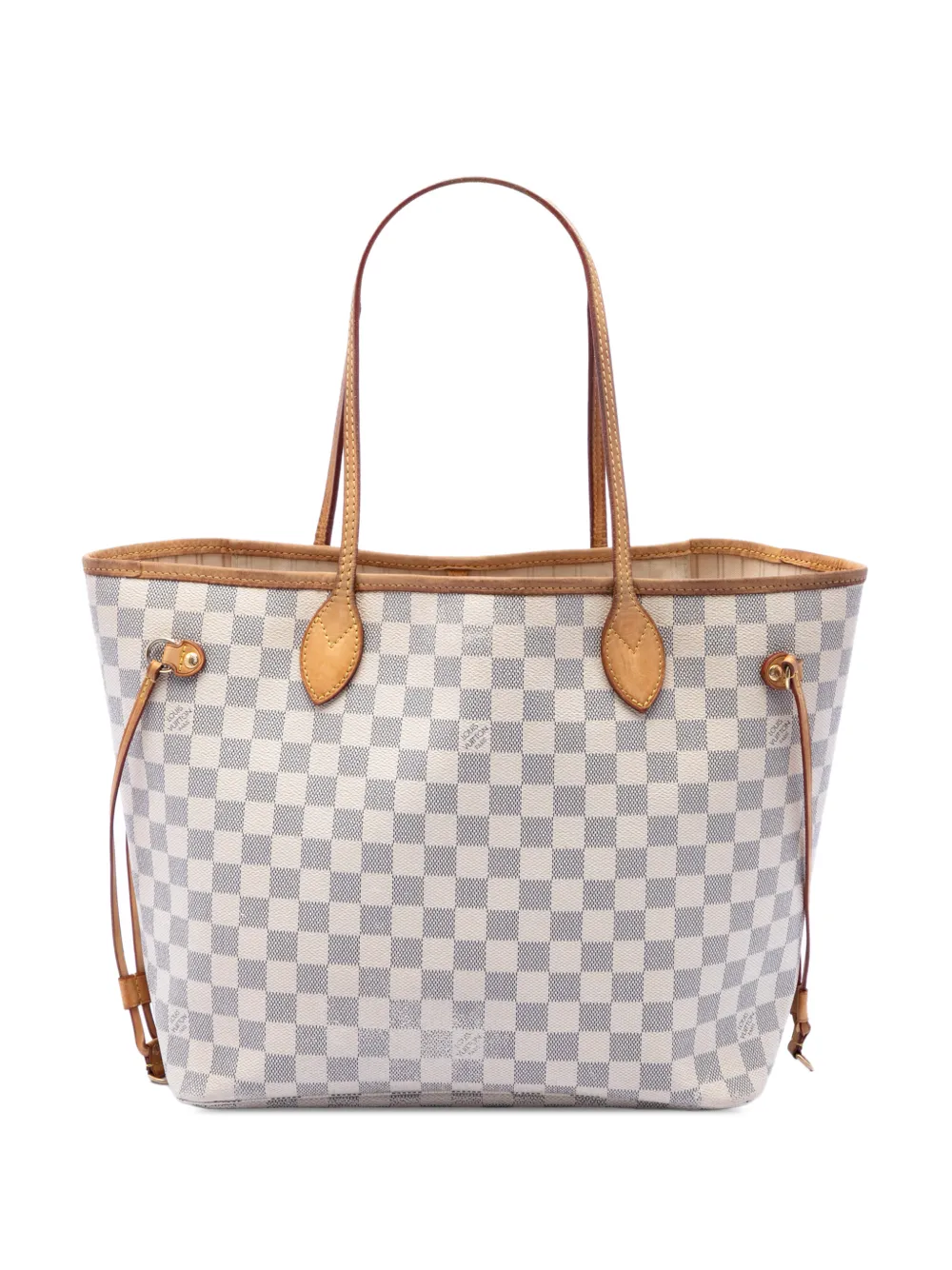 Louis Vuitton Pre-Owned 2010 Damier Azur Neverfull MM tote bag - Bianco