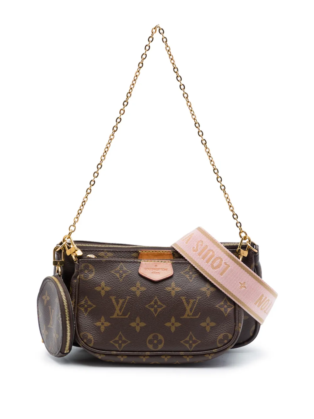Louis Vuitton Pre-Owned 2020 Monogram Multi Pochette Accessoires satchel - Marrone