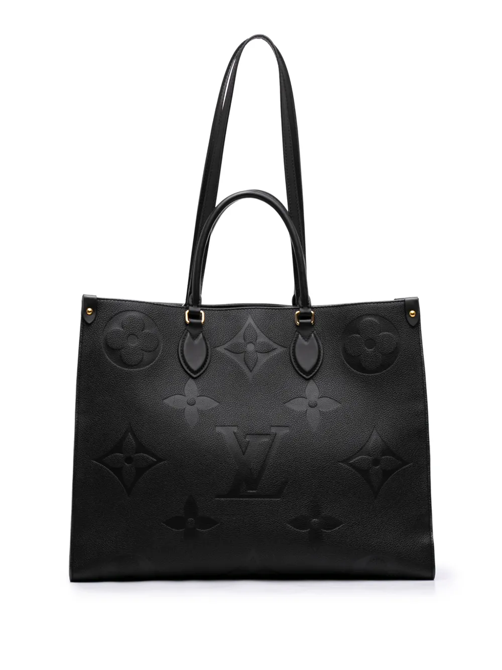 Louis Vuitton Pre-Owned 2020 Monogram Empreinte OnTheGo GM Satchel-Tasche - Schwarz