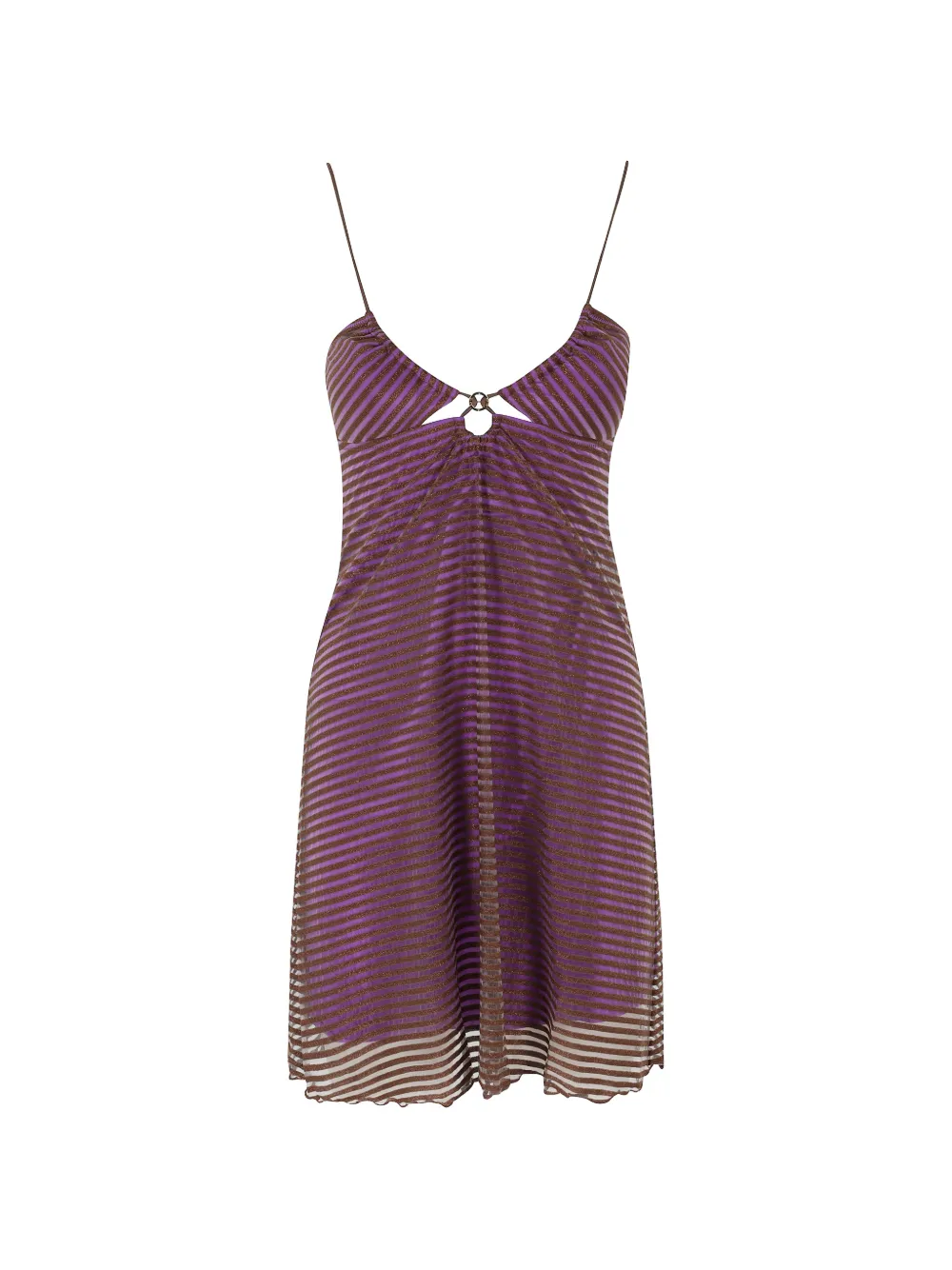 Pin Up Stars Minikleid mit Cut-Out - Violett