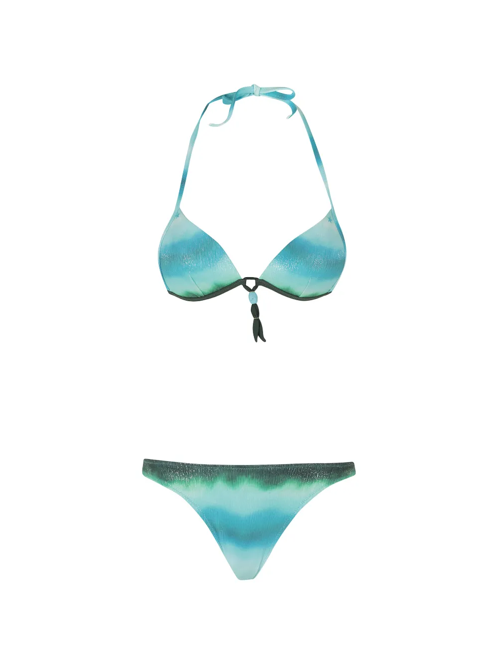 Pin Up Stars tie-dye push-up bikini - Blu