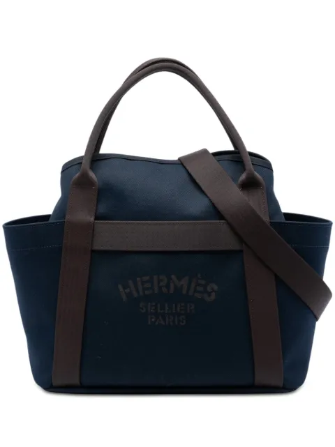 Hermès Pre-Owned 2024 Toile Sac de Pansage Grooming Bag satchel
