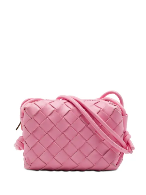 Bottega Veneta Pre-Owned 2012-2026 Candy Lambskin Intrecciato Loop Camera Bag crossbody bag