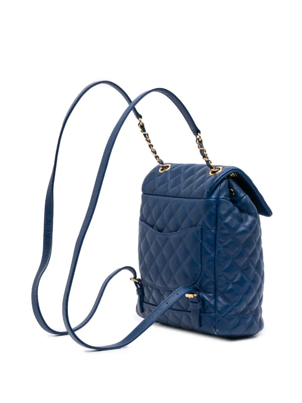 chanel backpack mini urban spirit Black Lambskin Quilted – Savonches Front flap with CC turn 2023 Small Urban Spirit Backpack