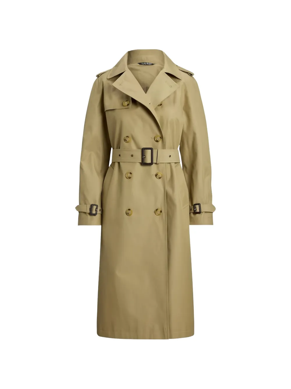 Lauren Ralph Lauren double-breasted belted trench coat - Toni neutri