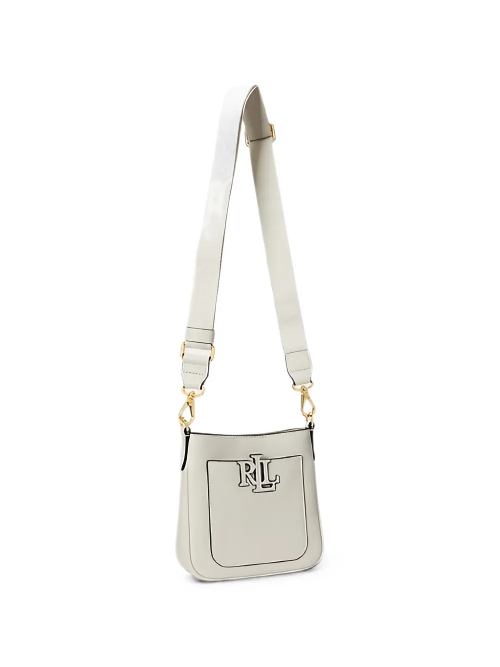 Lauren Ralph Lauren Cameryn crossbodytas met logoplakkaat Beige