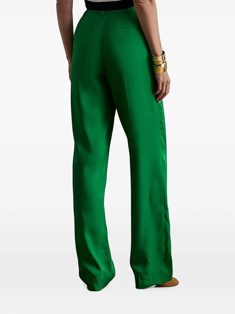 Lauren Ralph Lauren Geplooide pantalon Groen