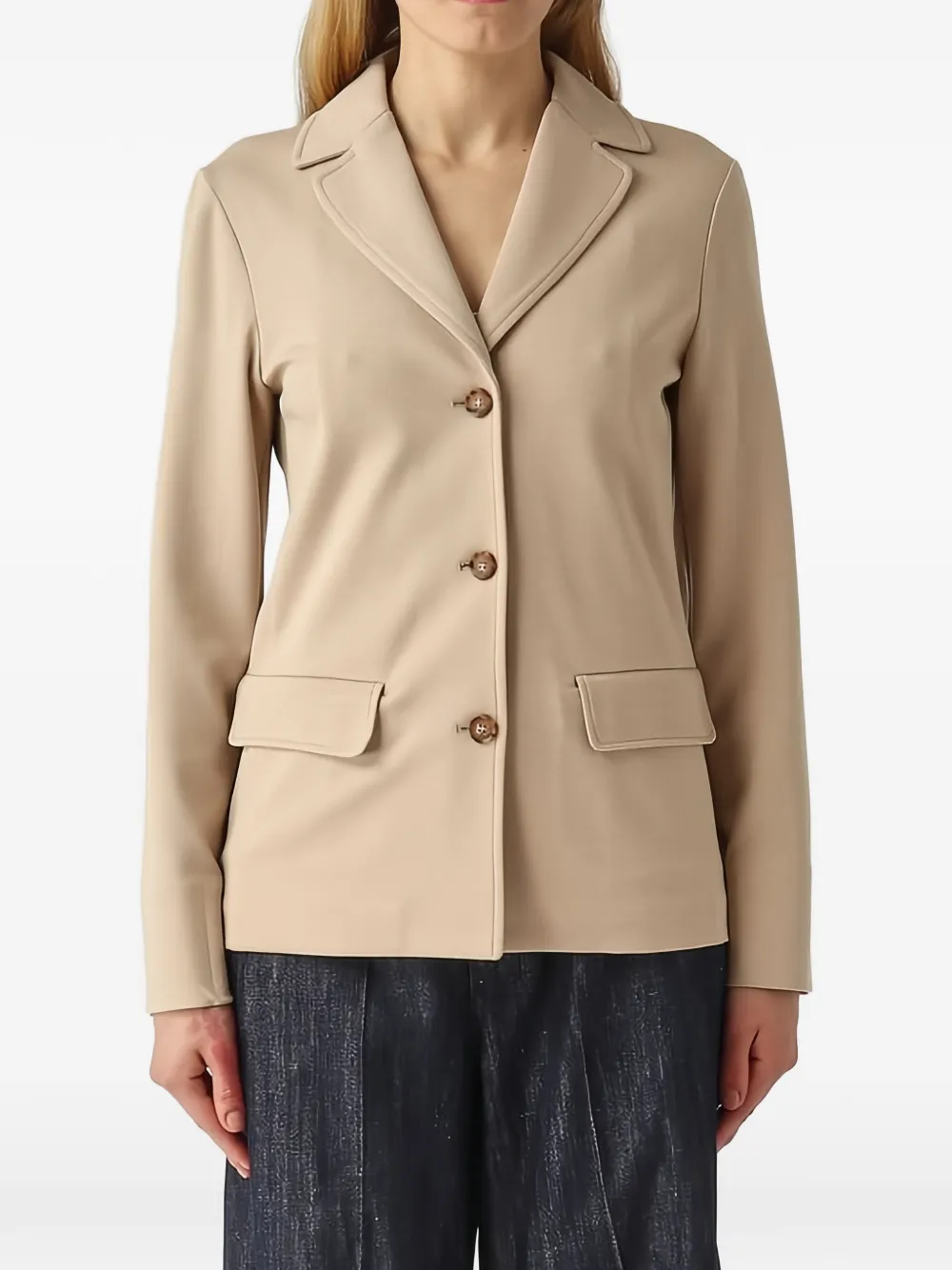 Max Mara Baco single-breasted jacket - Neutrals
