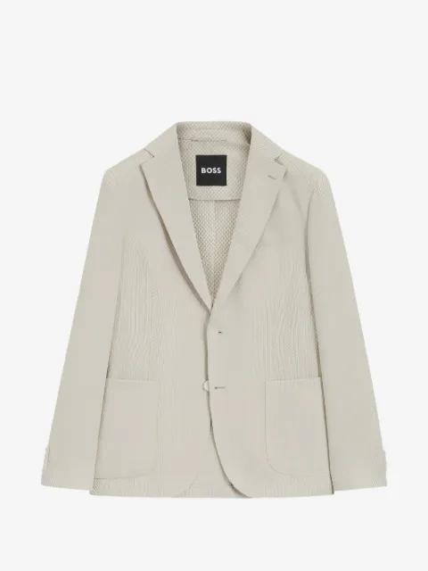 BOSS blazer con motivo y botones