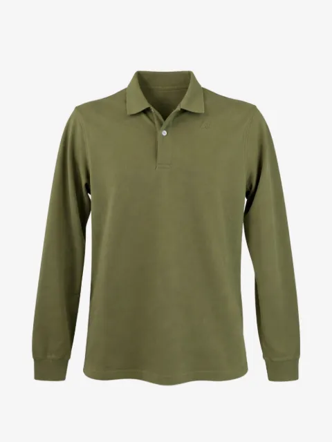 K-Way Monju long-sleeve piqué polo shirt