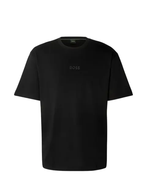 BOSS logo-print crew-neck T-shirt