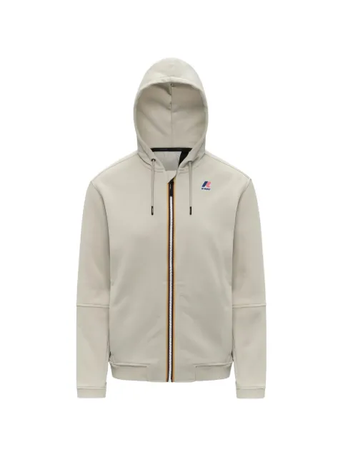 K-Way Prosper logo-print zip-up hoodie
