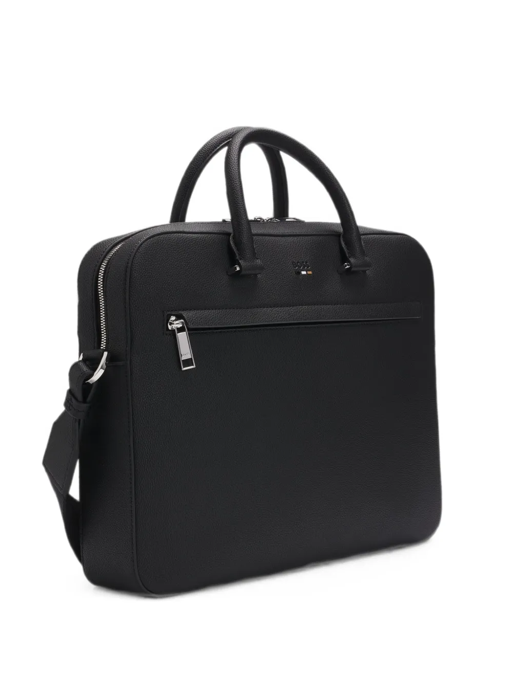 BOSS Portadocumenti con logo goffrato - Nero