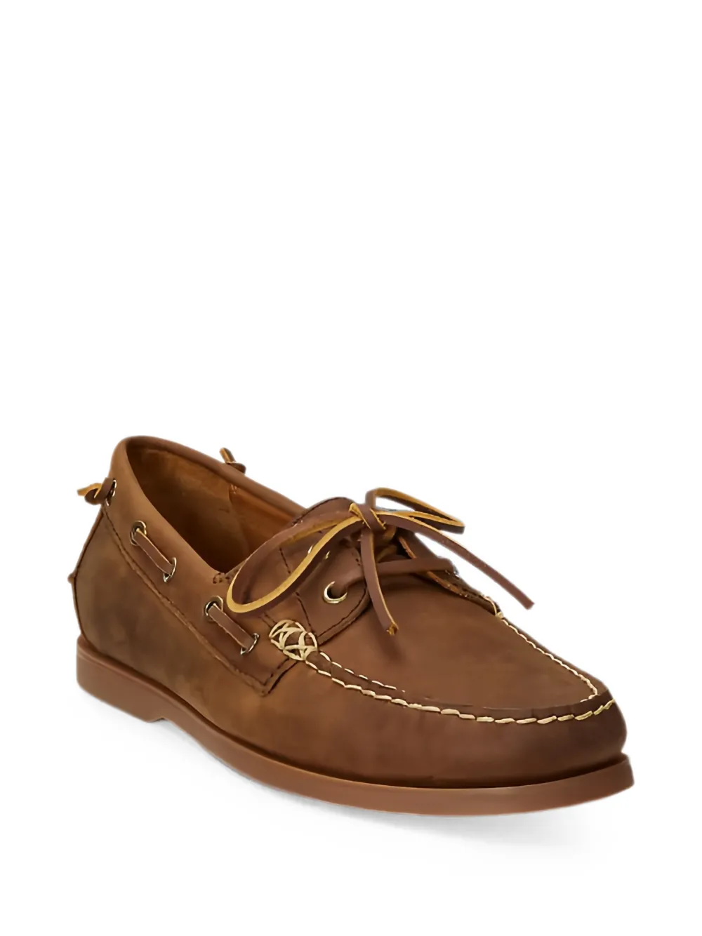 Polo Ralph Lauren Merton bootschoenen met stiksels Bruin