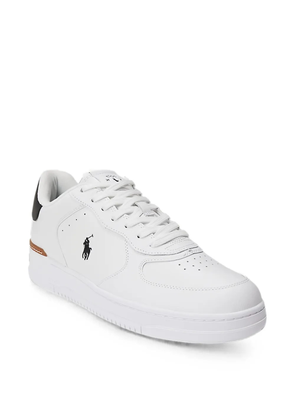 Polo Ralph Lauren Masters leren sneakers Wit
