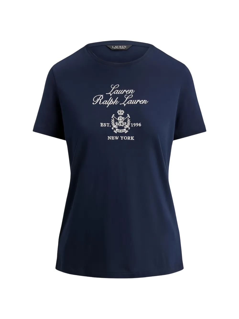 Lauren Ralph Lauren logo-print short-sleeve T-shirt - Blu