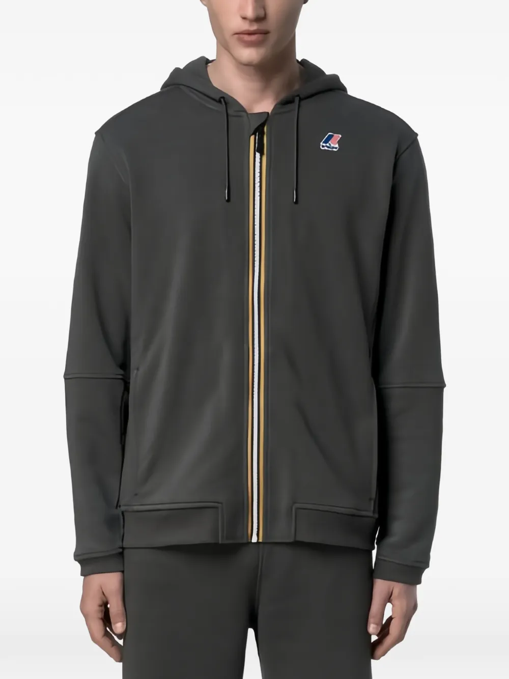 K-Way Hoodie met logoprint Grijs