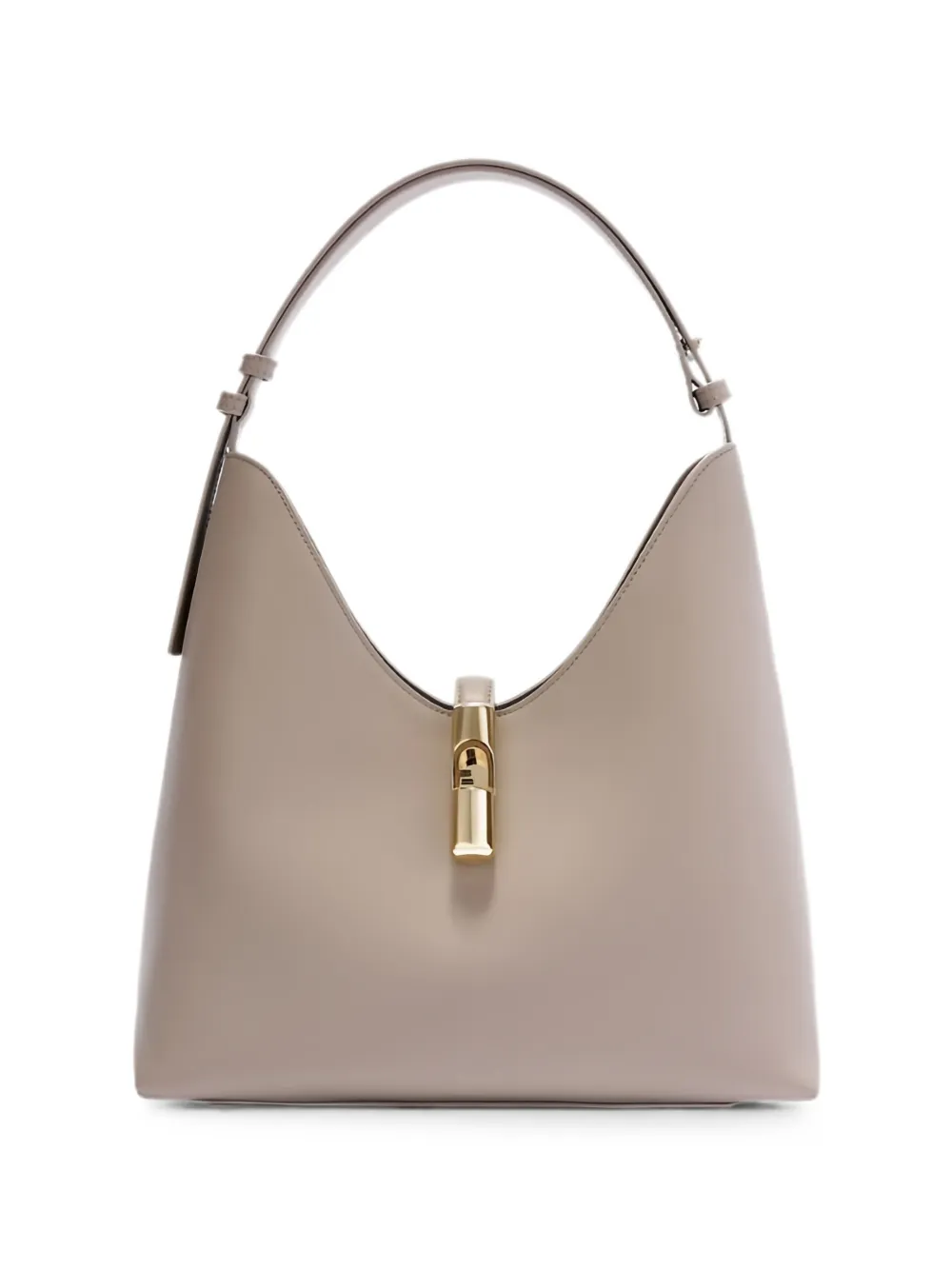 Furla Mittelgroße Goccia Schultertasche - Nude