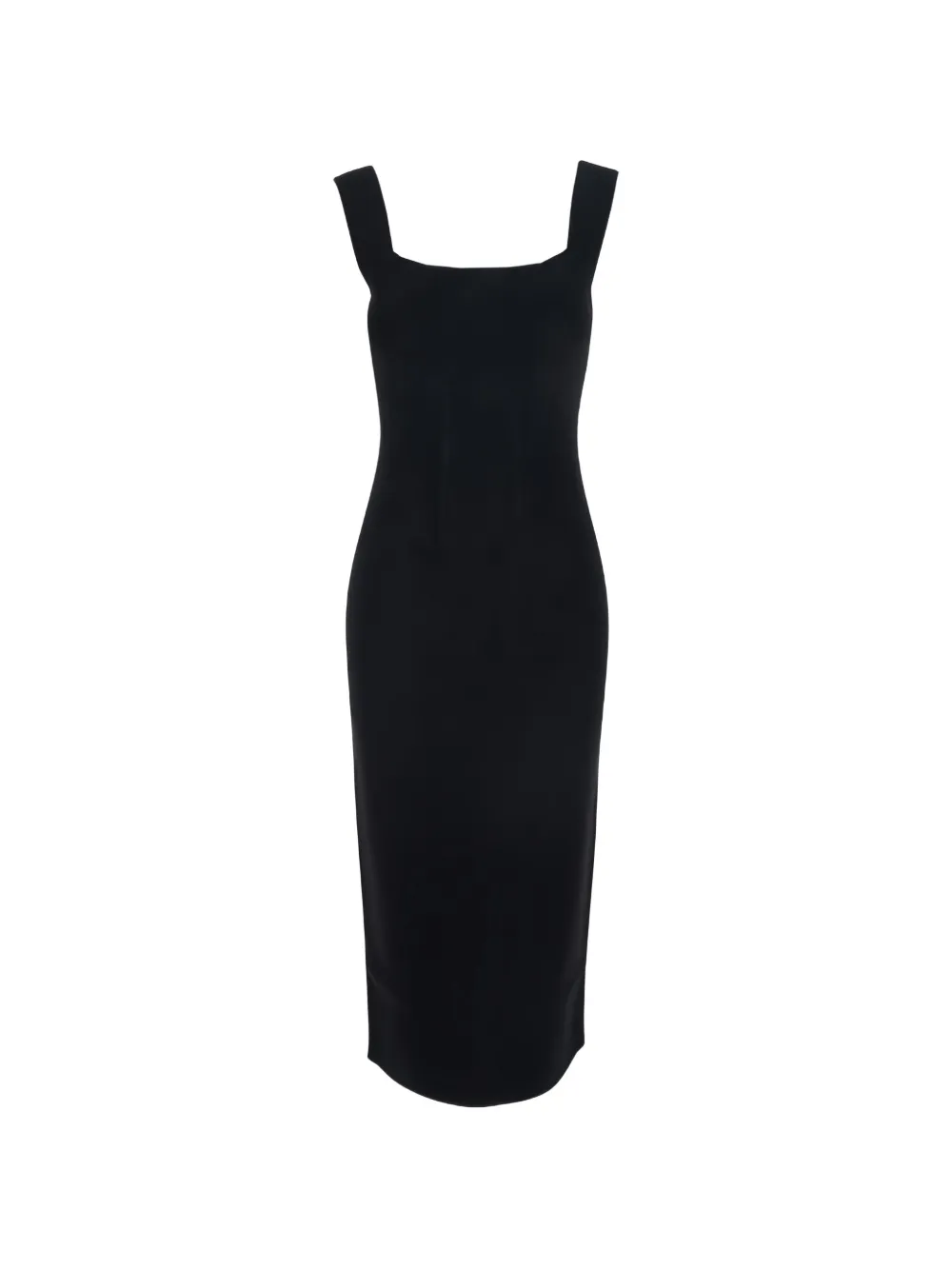Max Mara bustier-style sleeveless midi dress - Black