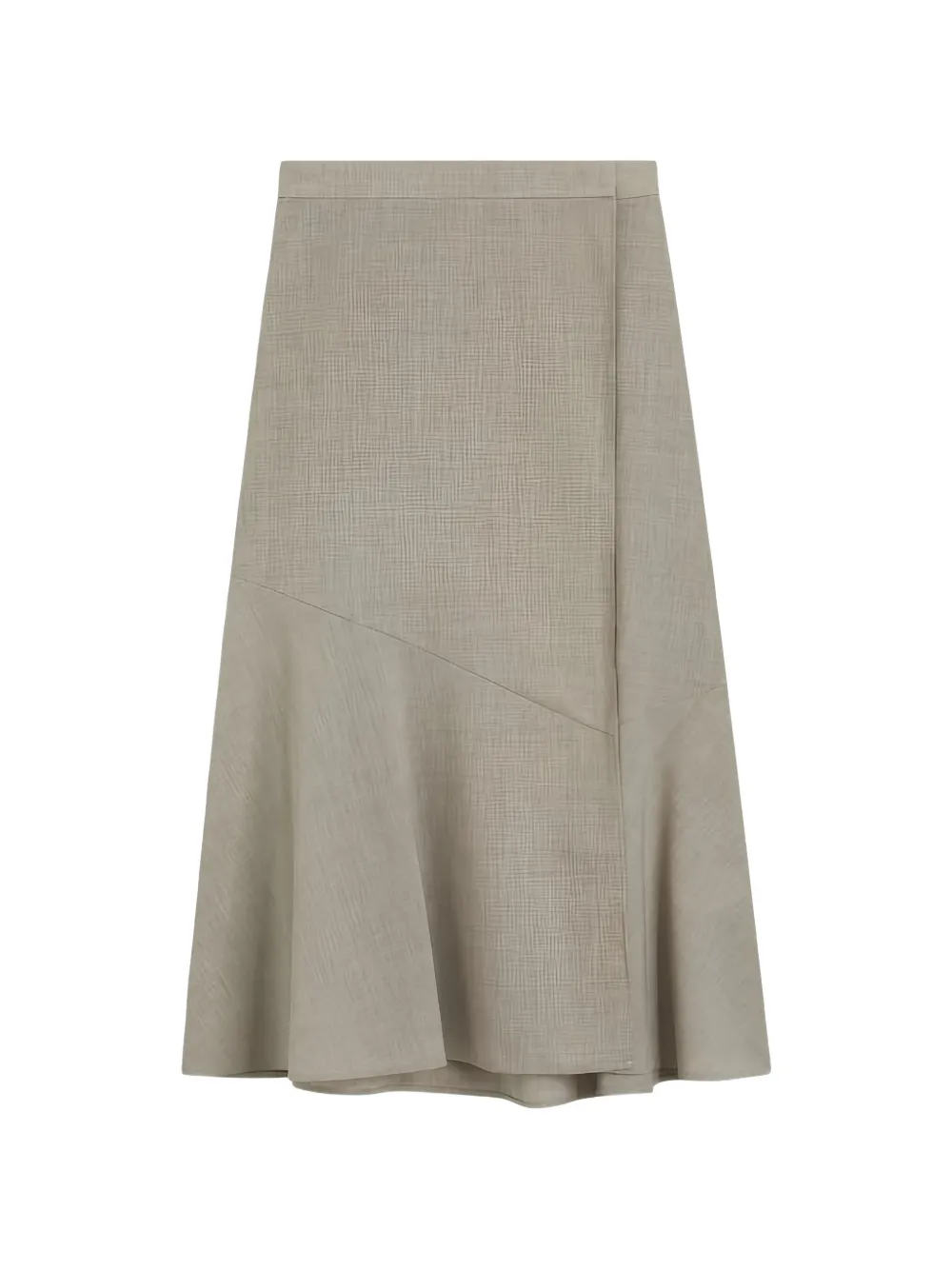 BOSS A-line melange midi skirt - Toni neutri
