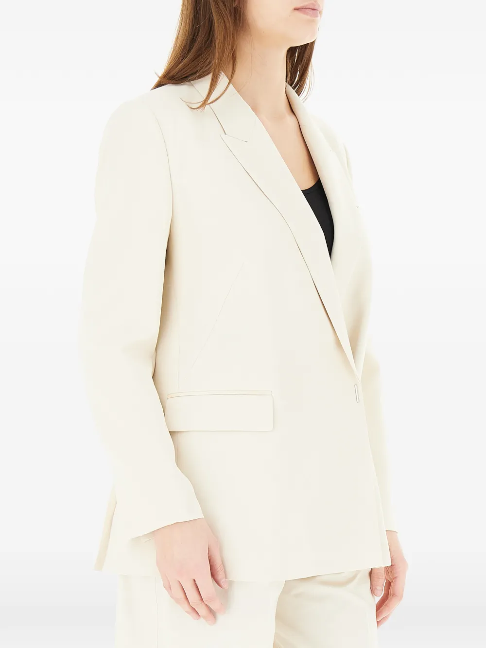 BOSS Janka fitted jacket - Bianco