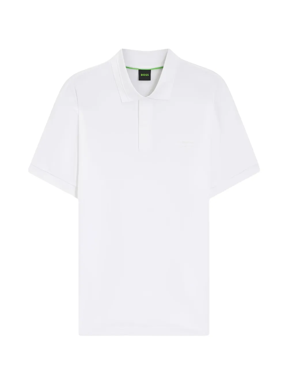 BOSS x Porsche logo-print polo shirt - Weiß