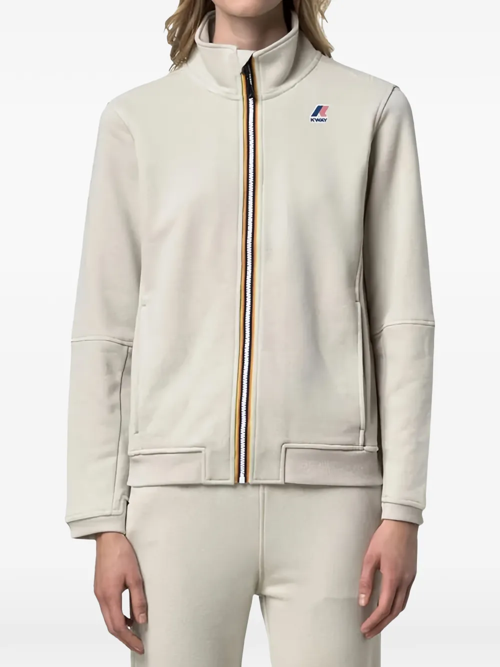 K-Way Sweater met rits Beige
