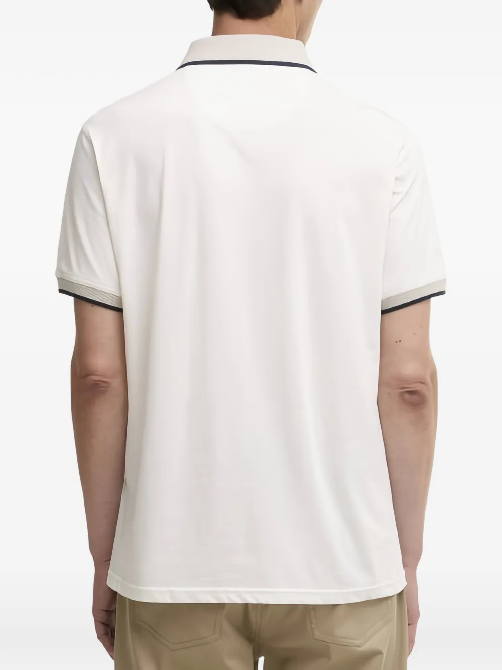 Barbour Poloshirt met geborduurd logo Beige