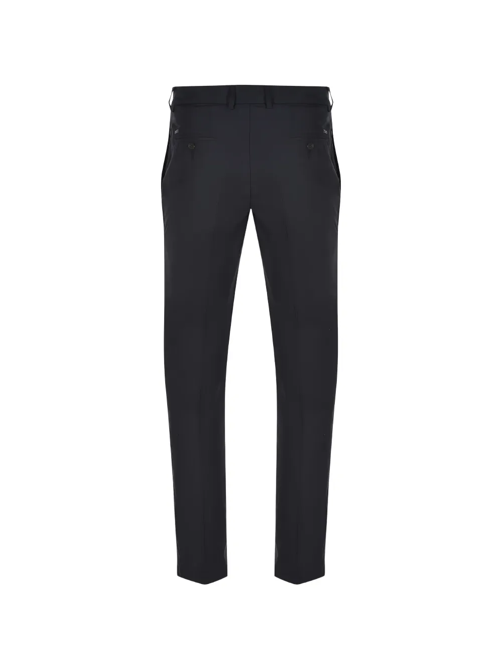 Emporio Armani Broek met logo-plakkaat Blauw