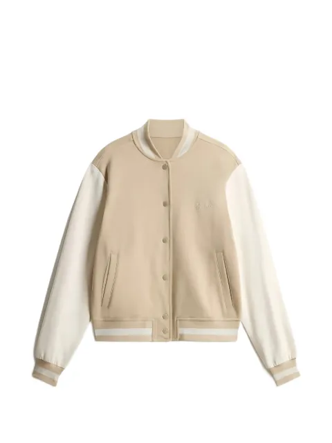 Woolrich embroidered-logo drop-shoulder jacket