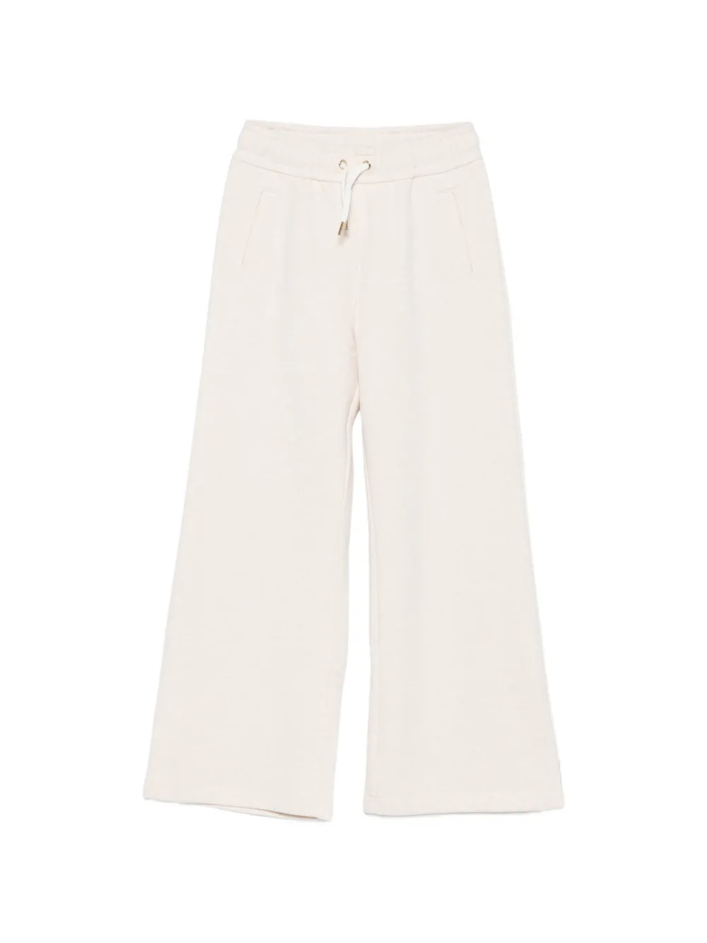 Chloé Kids drawstring-waistband track pants - Toni neutri