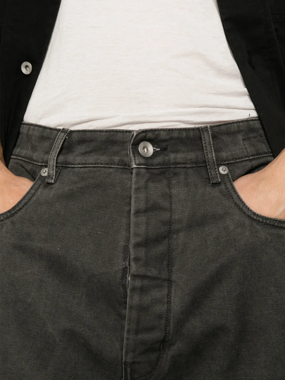Rick Owens DRKSHDW Jeans met vervaagd effect Grijs