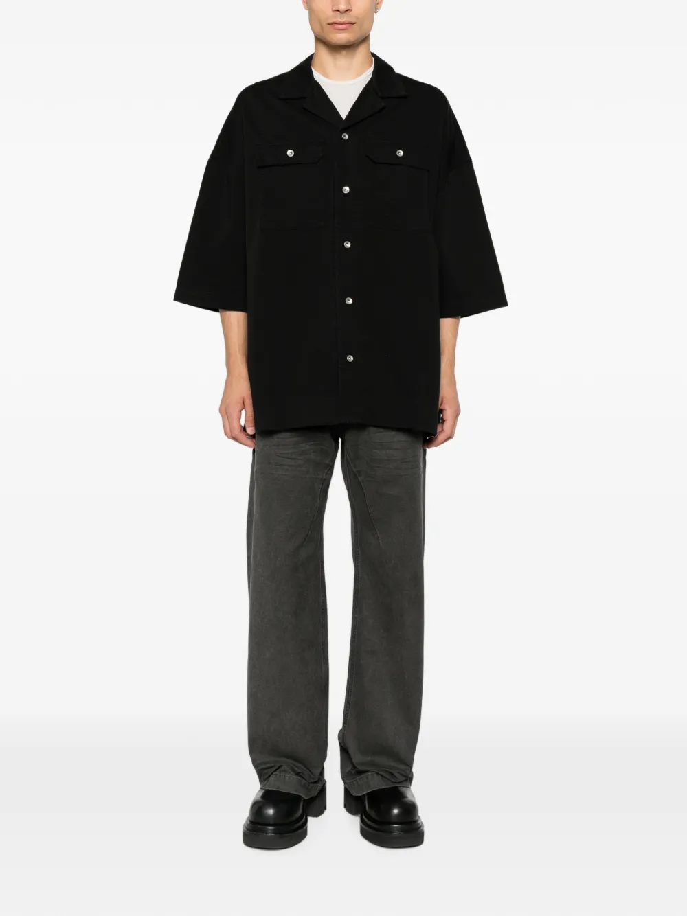 Rick Owens DRKSHDW Jeans met vervaagd effect Grijs