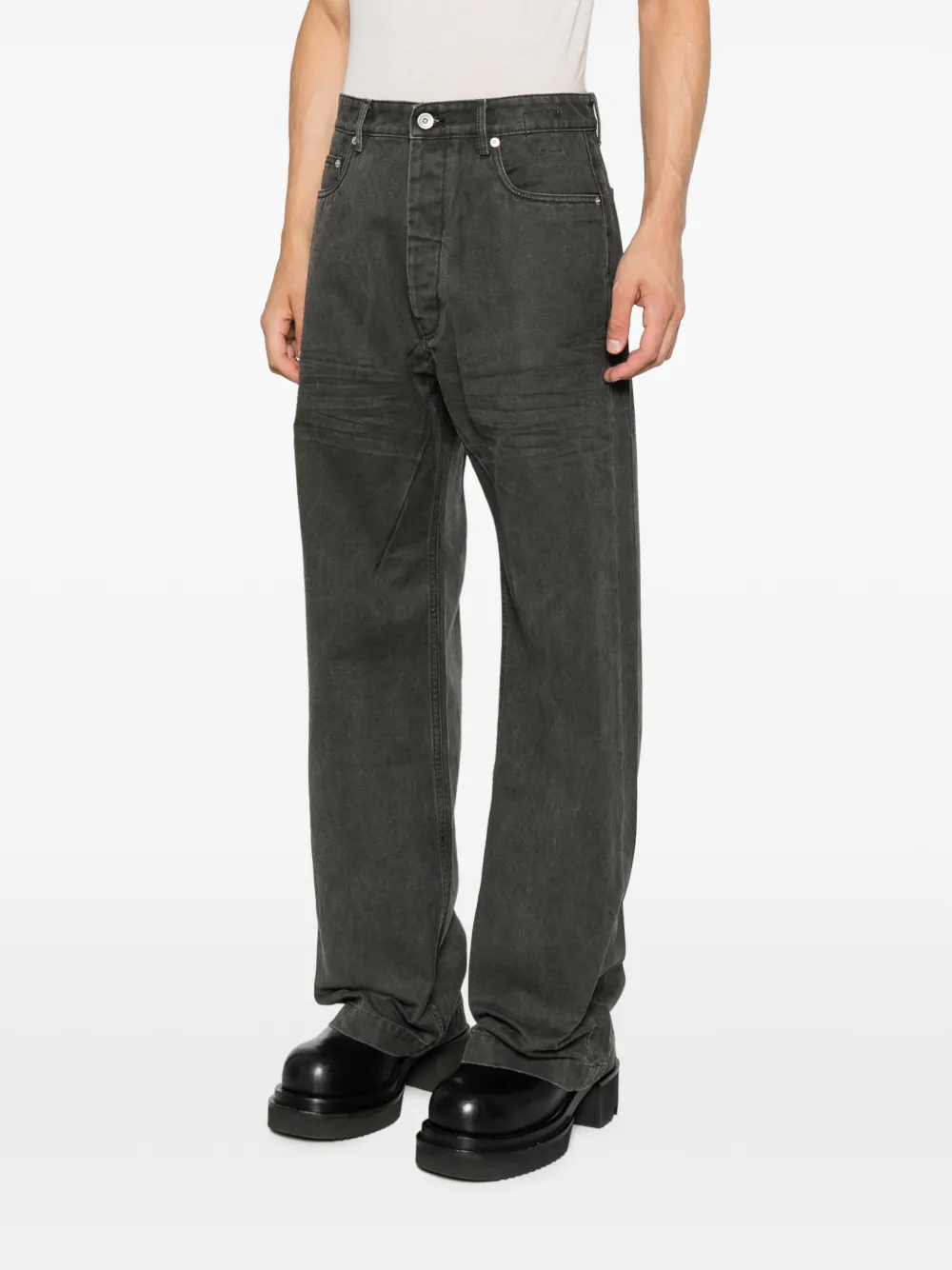 Rick Owens DRKSHDW Jeans met vervaagd effect Grijs
