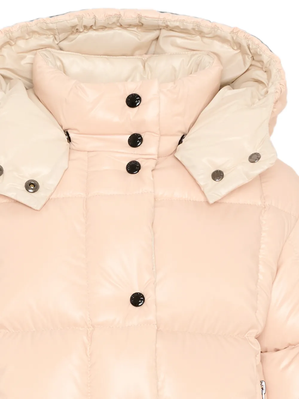 Moncler Enfant Parana gewatteerd jack met capuchon Roze