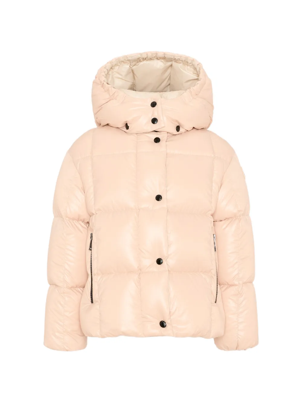 Moncler Enfant Parana gewatteerd jack met capuchon Roze