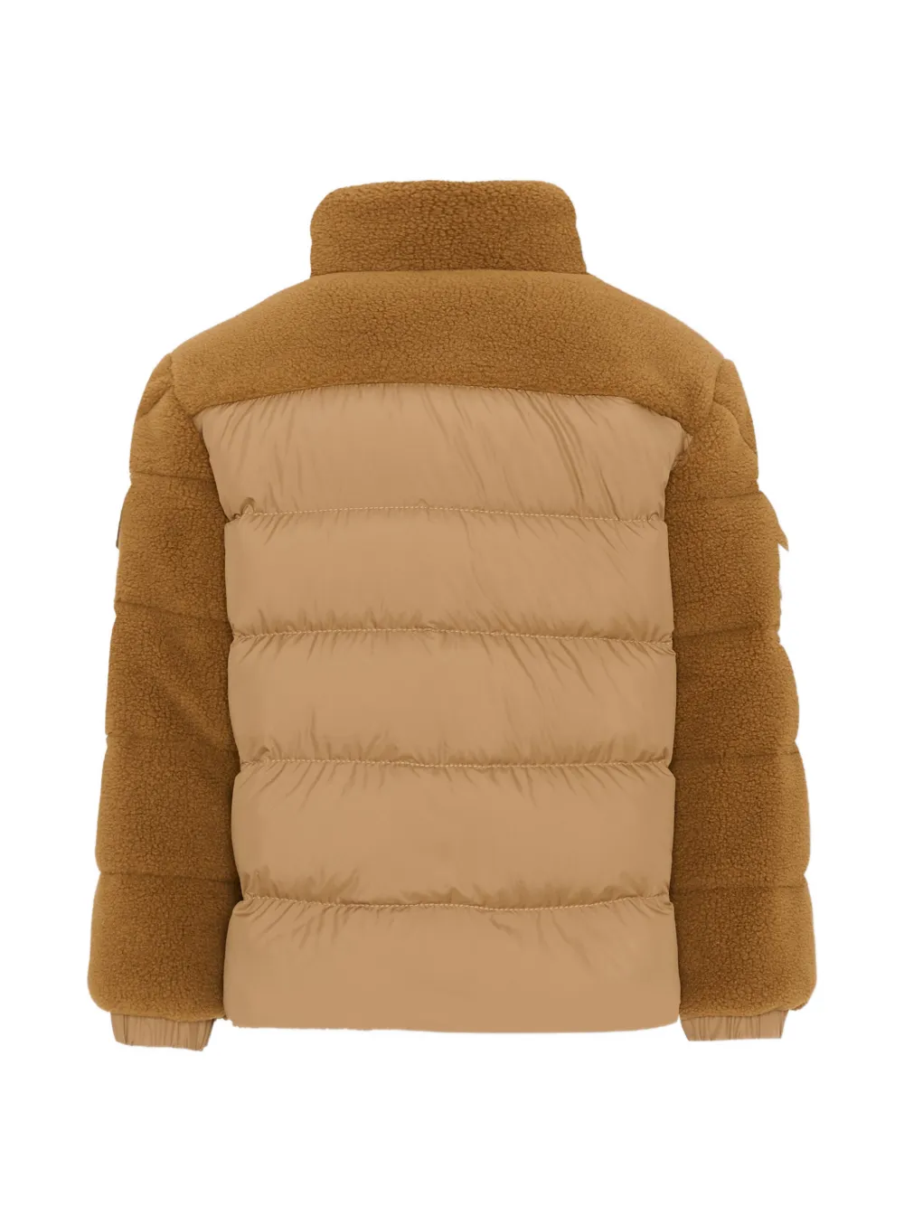 Moncler Enfant Gewatteerd jack met lammy-effect Bruin
