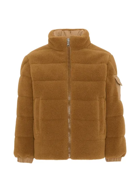 Moncler Enfant quilted shearling-effect jacket