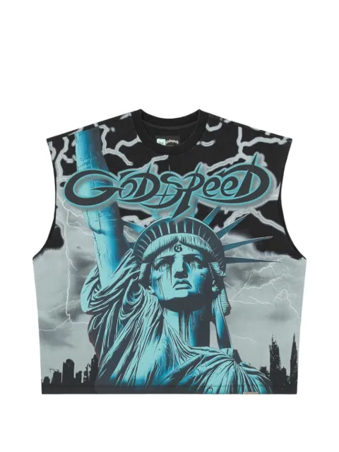 GODSPEED Voltage graphic-print vest