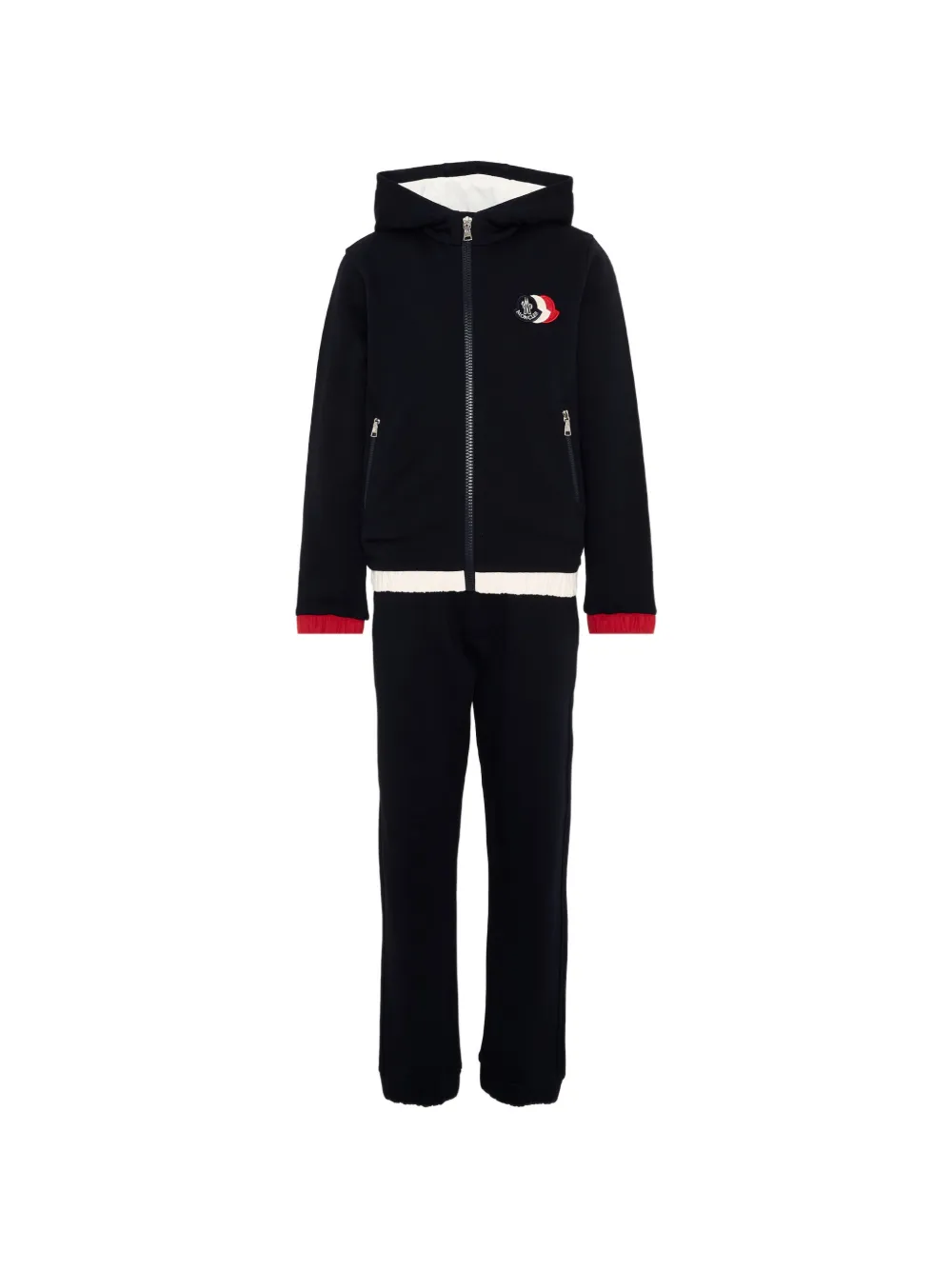 Moncler Enfant Trainingspak met logopatch Blauw